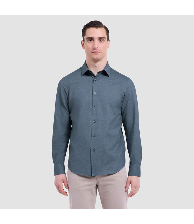 Modern Fit Indigo Diagonal Shirt