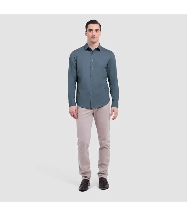 Modern Fit Indigo Diagonal Shirt