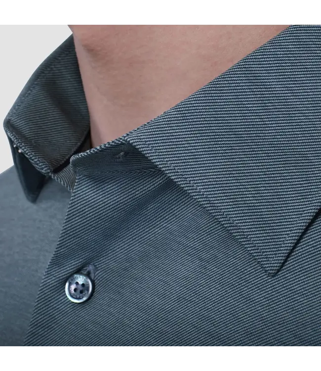 Modern Fit Indigo Diagonal Shirt