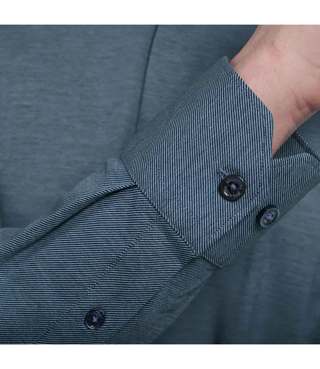 Modern Fit Indigo Diagonal Shirt