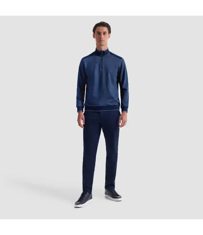 Cobalt with Navy Trim 1/4 Zip