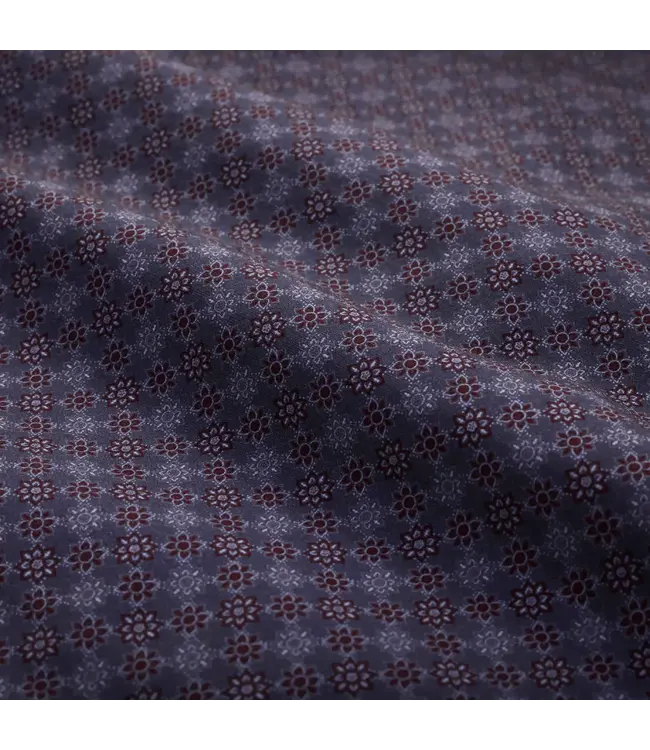 Modern Fit Anthracite Print Shirt