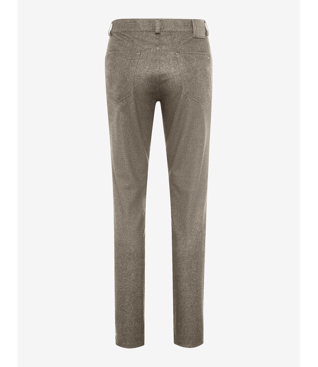 Slim Fit Tan Hi-Flex Jersey 5 Pocket Pants