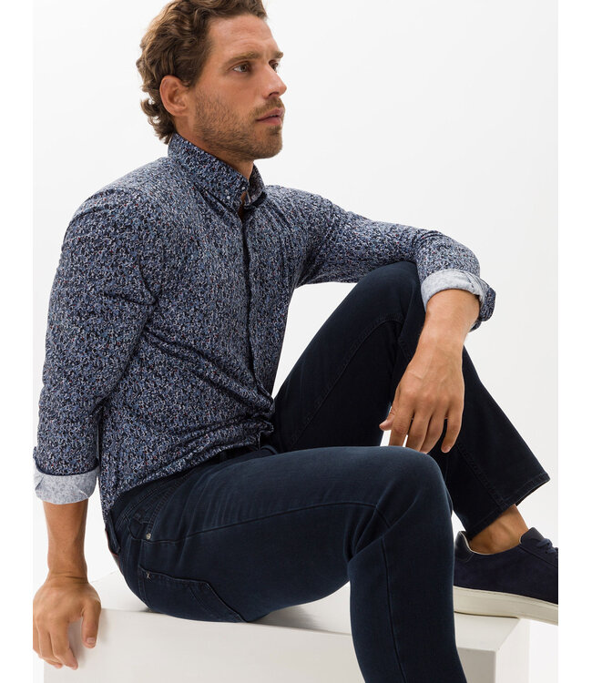 Slim Fit Navy Relax Flex Jeans