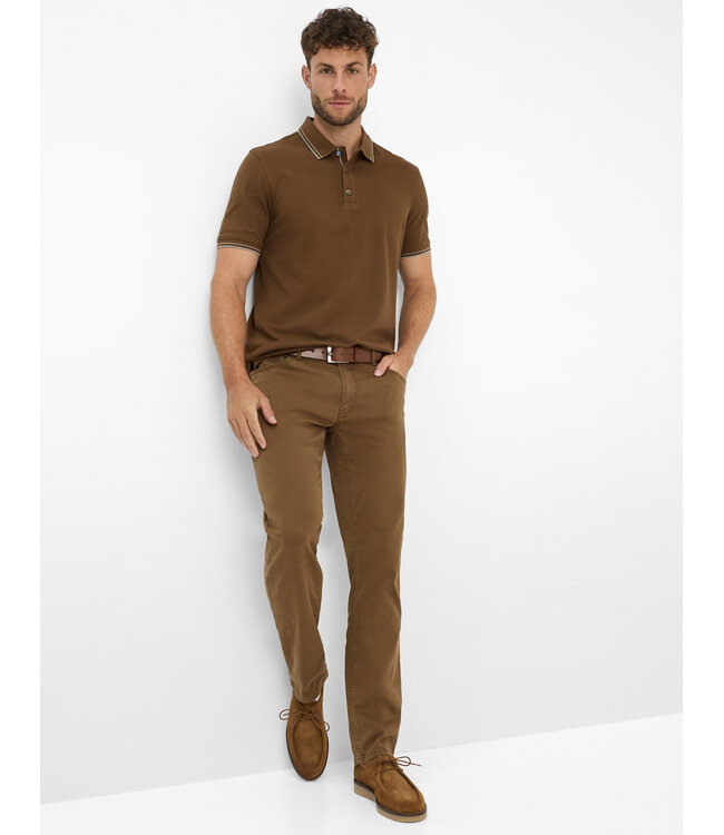 Slim Fit Nougat Hi-Flex 5 Pocket Pants