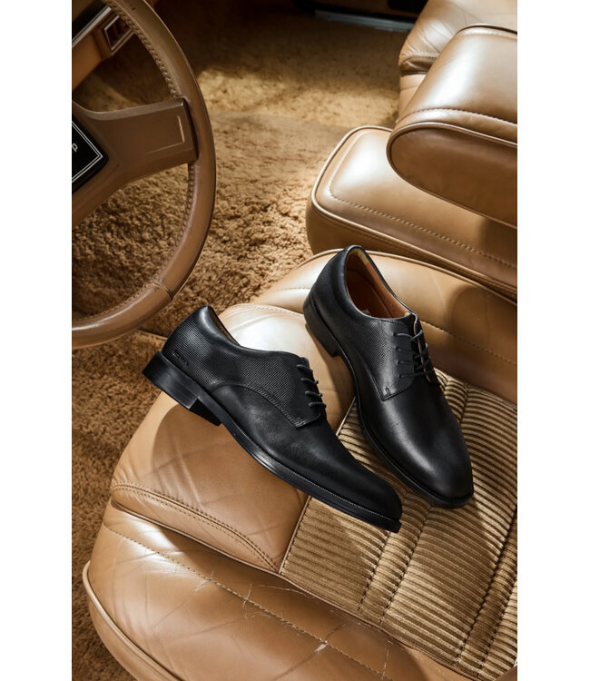 Black Copley Plain Toe Shoes