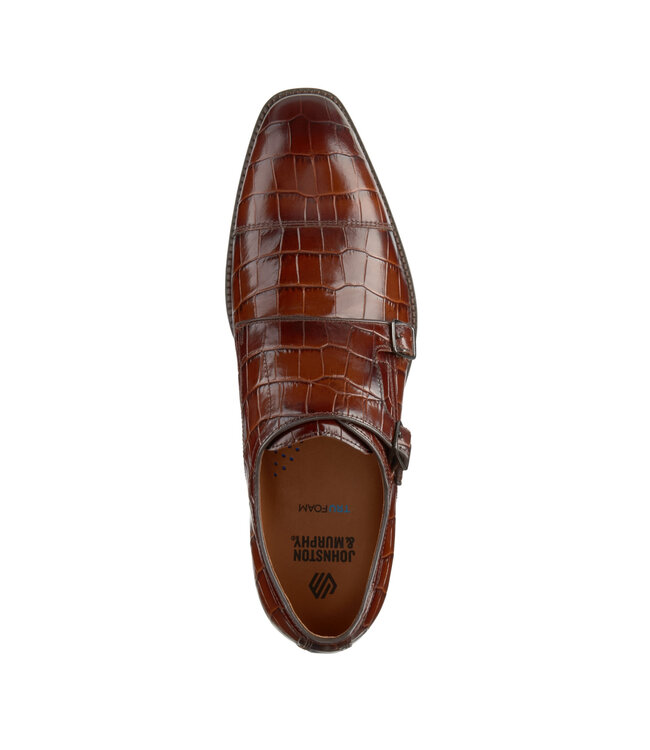 Mahogany Sullivan Double Buckle Monk Strap Shoes