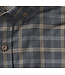 Classic Fit Charcoal Tan Plaid Shirt