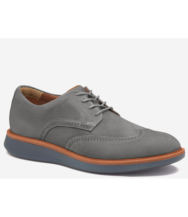 Grey Wingtip Parker Shoes
