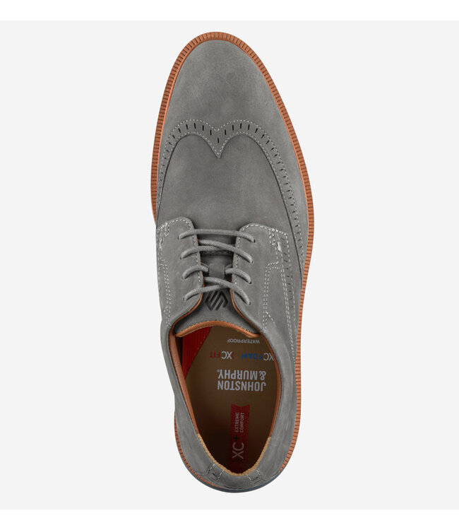 Grey Wingtip Parker Shoes