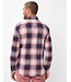 Modern Fit Navy Pink Plaid Shirt