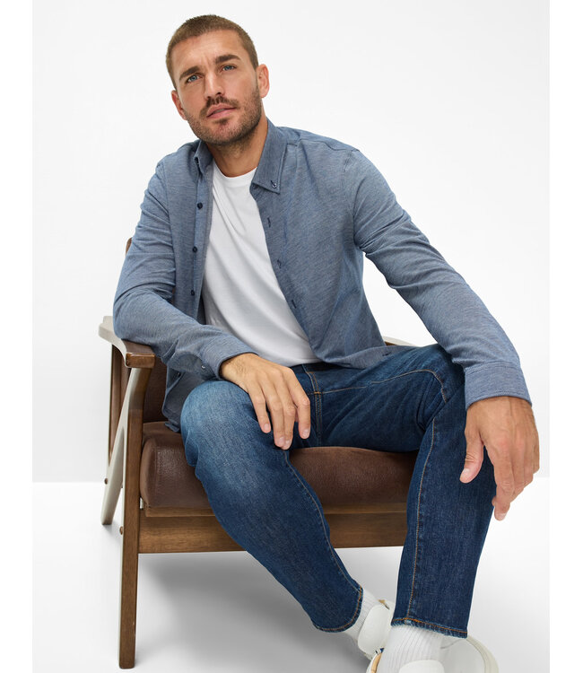 Modern Fit Demin Twill Shirt