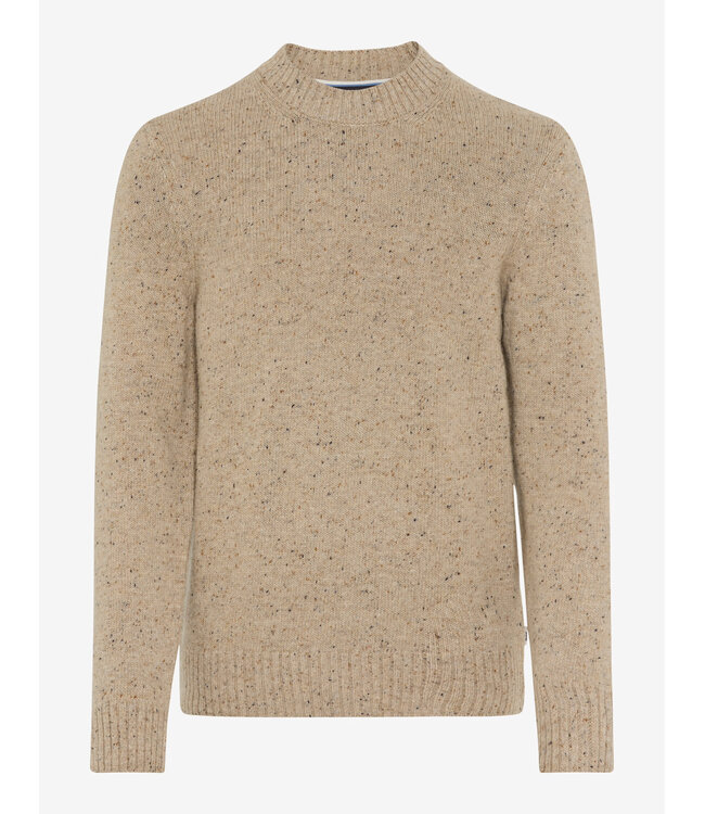 Modern Fit Tan Tweed Sweater