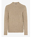 BRAX Modern Fit Tan Tweed Sweater
