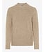 Modern Fit Tan Tweed Sweater