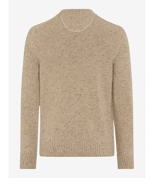 Modern Fit Tan Tweed Sweater