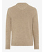 Modern Fit Tan Tweed Sweater
