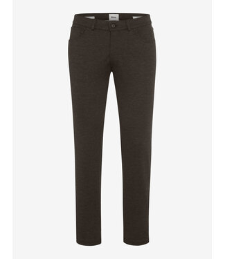 BRAX Slim Fit Brown Hi-Flex Jersey 5 Pocket Pants