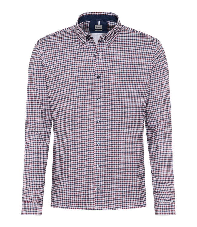 Modern Fit Blue Red Daniel Shirt