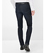 Slim Fit Dark Blue Hi-Flextreme Raw Used Jeans