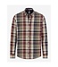 BRAX Modern Fit Olive Pink Plaid Daniel Shirt