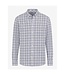 BRAX Modern Fit Grey Blue Plaid Daniel Shirt