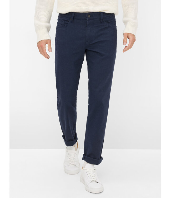 Modern Fit Navy Woo.Look 5 Pocket Pants