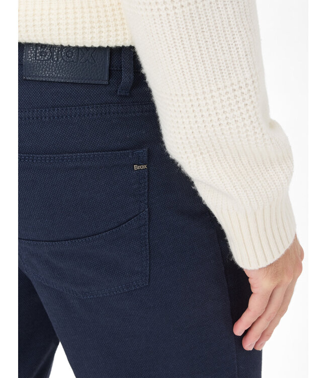 Modern Fit Navy Woo.Look 5 Pocket Pants