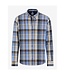 BRAX Modern Fit Blue Tan Plaid Daniel Shirt