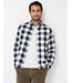 Modern Fit White Navy Block Kay Shirt