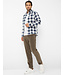 Modern Fit White Navy Block Kay Shirt