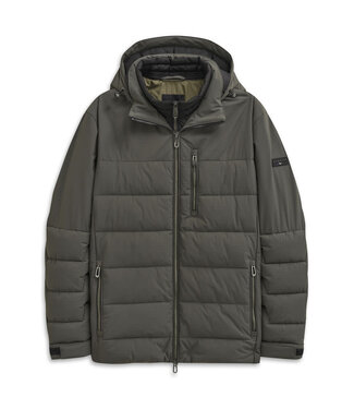BUGATTI Olive Quilted Coat