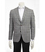 JACK VICTOR Modern Fit Grey Blue Plaid Sport Coat