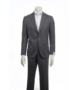 JACK VICTOR Modern Fit Grey Flannel Suit