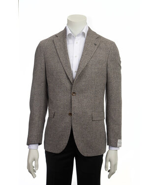 JACK VICTOR Modern Fit Grey Tan Sport Coat