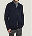 Navy Milano Full Button Sweater