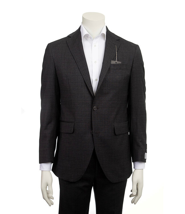 Modern Fit Mid Grey Mini Block Suit