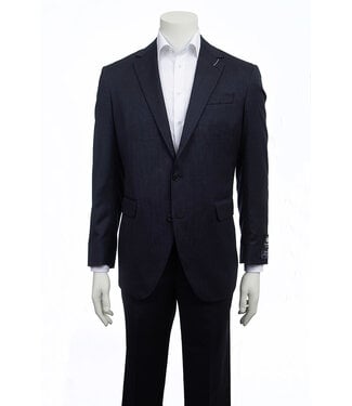 COPPLEY Modern Fit Navy Windowpane Suit