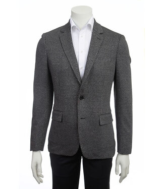 PAUL BETENLY Modern Fit Black Grey Sport Coat