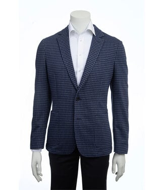 PAUL BETENLY Aristo Modern Fit Navy Houndstooth Sport Coat