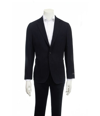 PAUL BETENLY Modern Fit Navy Textured Suit