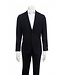 PAUL BETENLY Modern Fit Navy Textured Suit