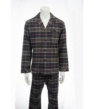 Charcoal Country Flannel Pajamas