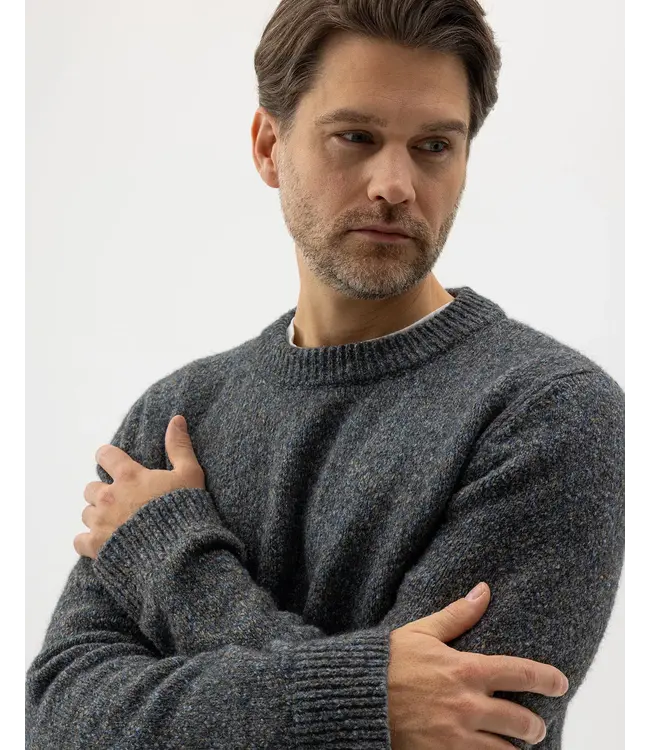 Navy Khaki Liam Sweater