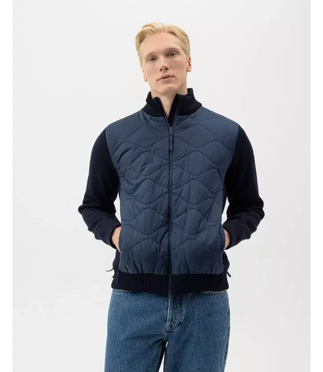 Navy Johnny Full Zip