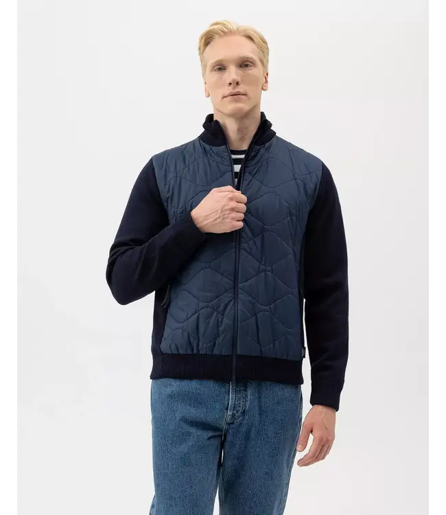 Navy Johnny Full Zip
