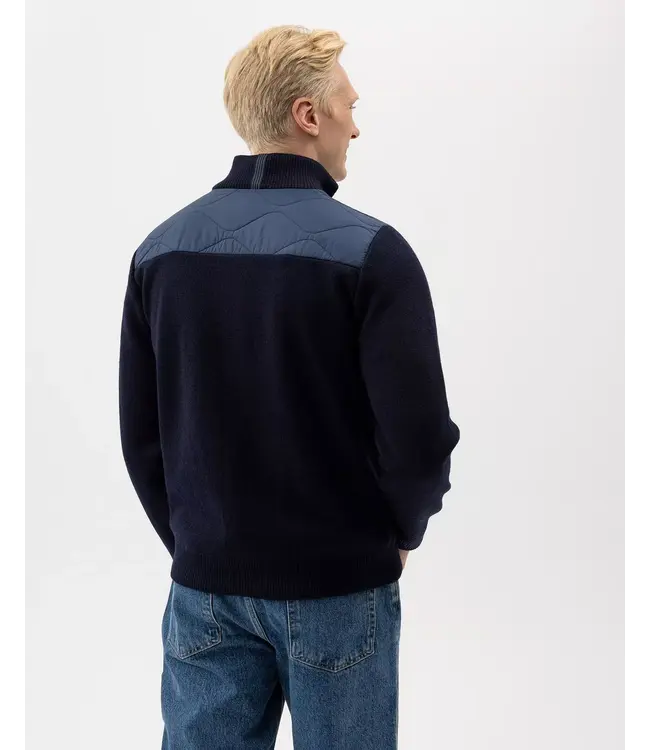 Navy Johnny Full Zip
