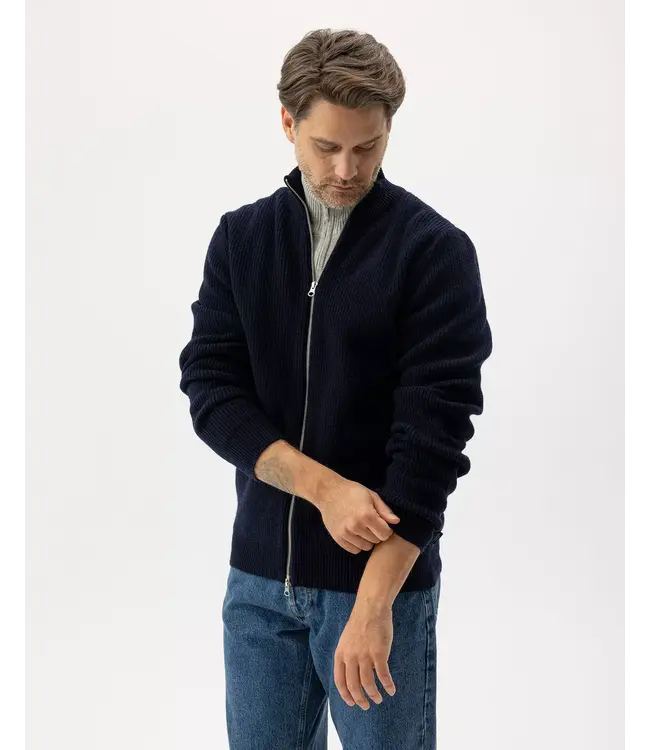 Navy Frank Full Zip