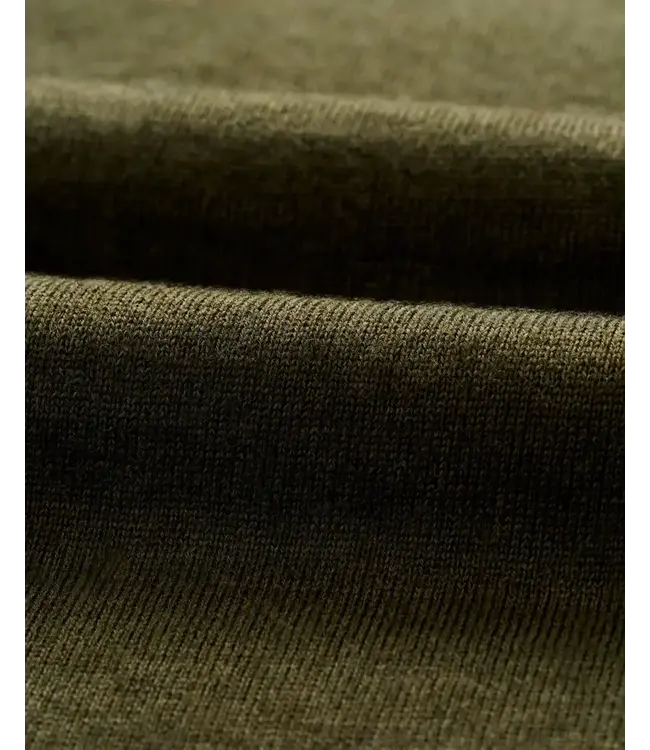 Forged Green Raynor 1/4 Zip Sweater