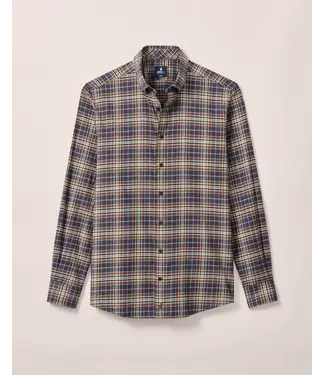 JOHNNIE-O Classic Fit Charcoal Kamper Shirt